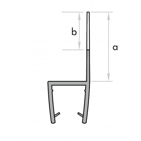 GoldRays 003A1 versatile shower door seal profile - reference 3