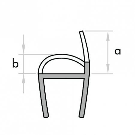 GoldRays 007F versatile shower door seal profile - reference 3