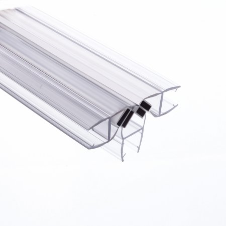 GoldRays 0084W magnetic shower door seal profile