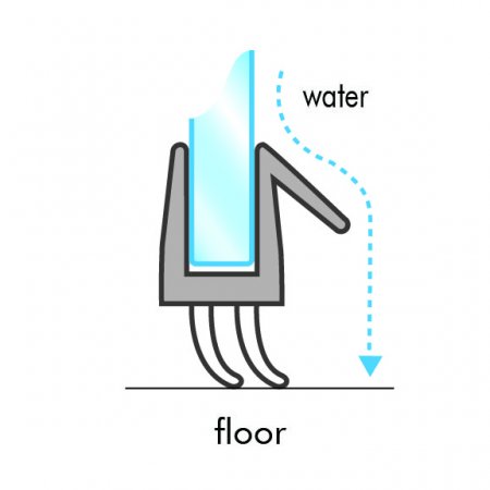GoldRays 009B shower door bottom seal reference A