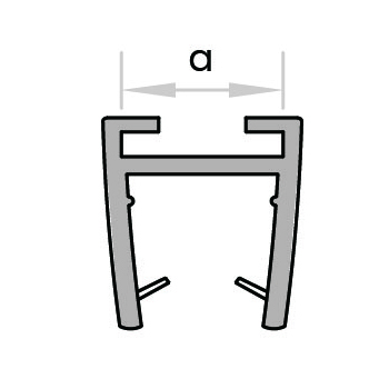 GoldRays 013 versatile shower door seal profile - reference 2