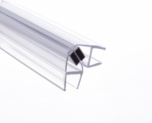 GoldRays S008A1W shower door seal profile
