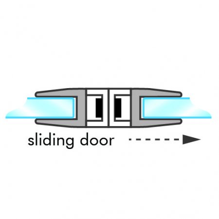 GoldRays S008B shower door seal profile