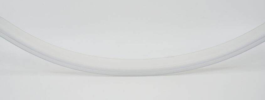 Pre-curved shower screen bottom seal