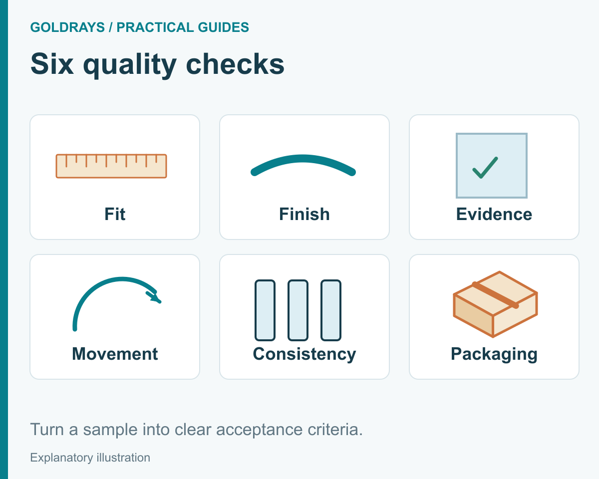 Turn a sample into clear acceptance criteria.