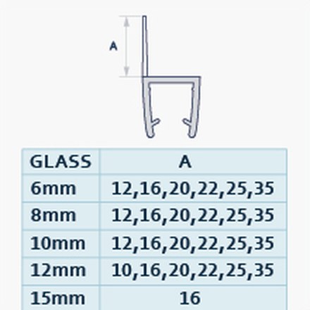 003 profile drawing with dimensions