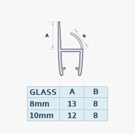 003D profile drawing with dimensions