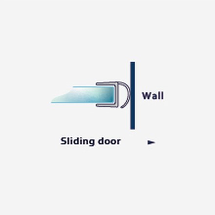 003G Compact fitting diagram: where the seal sits on the glass