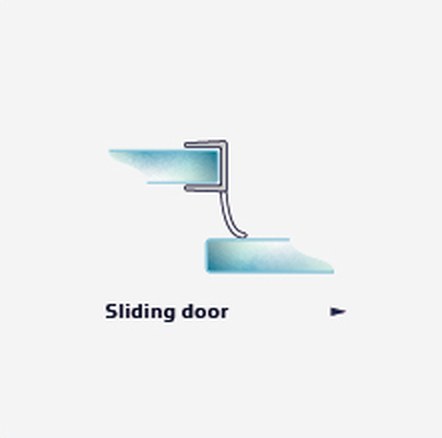 004 Compact fitting diagram: where the seal sits on the glass