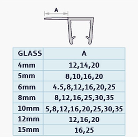 004 profile drawing with dimensions