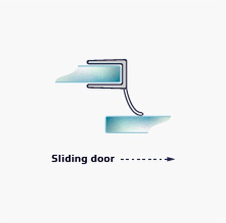 004 fitting diagram: where the seal sits on the glass