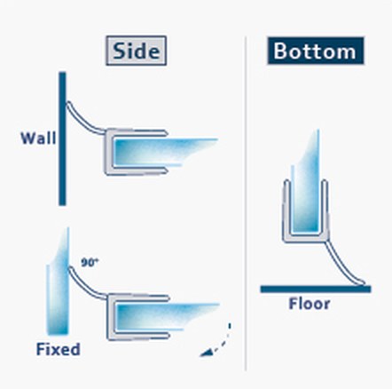 005 fitting diagram: where the seal sits on the glass
