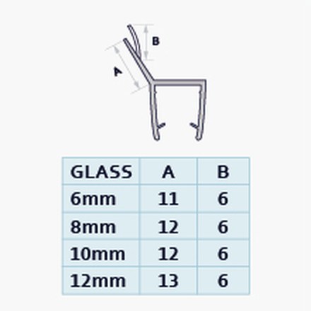 005A profile drawing with dimensions