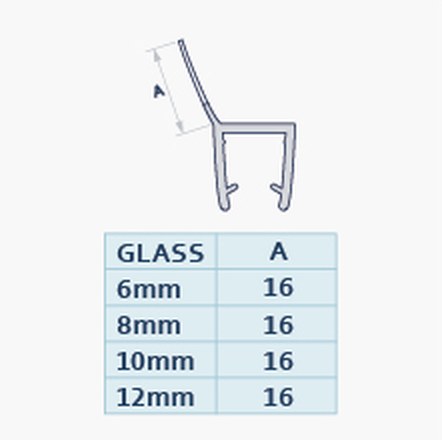 005B profile drawing with dimensions