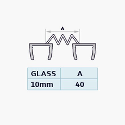 006A Compact profile drawing with dimensions