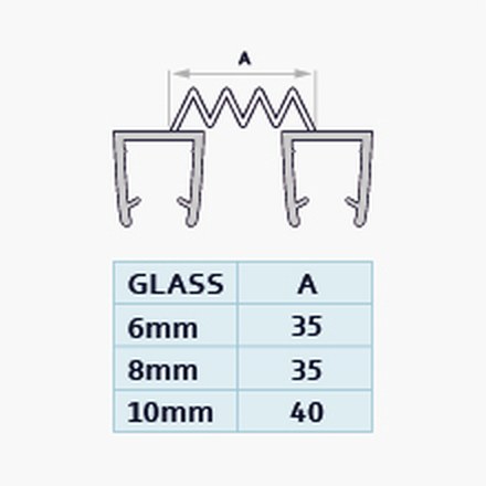 006A profile drawing with dimensions