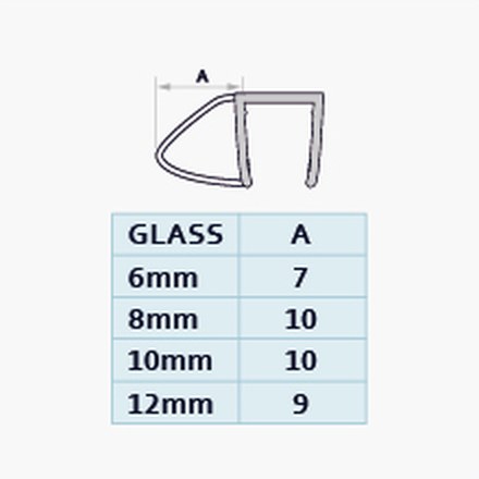 007B profile drawing with dimensions