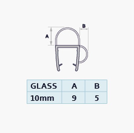 007B1 profile drawing with dimensions