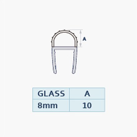 007E profile drawing with dimensions