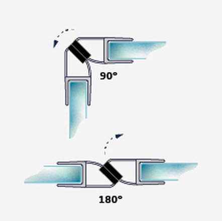 008A fitting diagram: where the seal sits on the glass