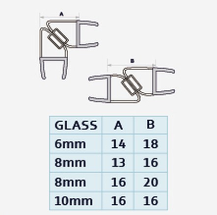 008A1 / 008A1W Compact profile drawing with dimensions