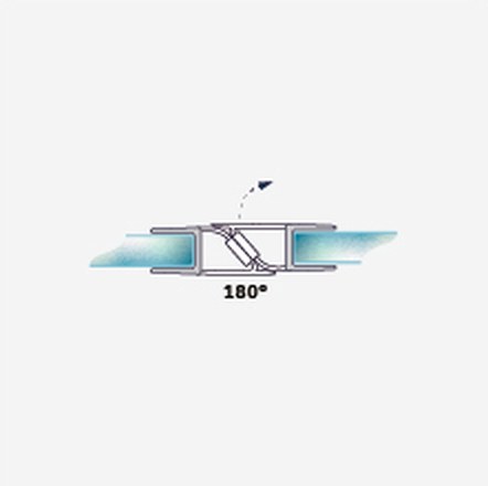 008A5 / 008A5W fitting diagram: where the seal sits on the glass