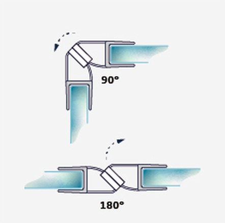 008AW fitting diagram: where the seal sits on the glass