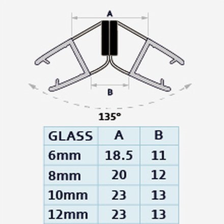 008C profile drawing with dimensions