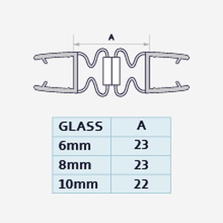 008GW profile drawing with dimensions