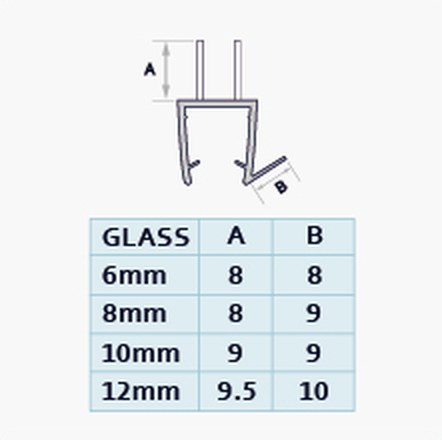 009B profile drawing with dimensions