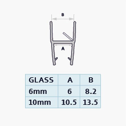 010B profile drawing with dimensions