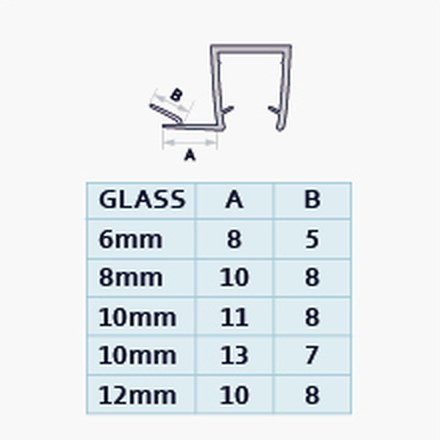 011A profile drawing with dimensions