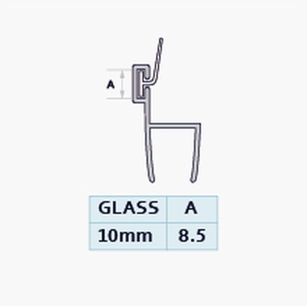 013A2 profile drawing with dimensions