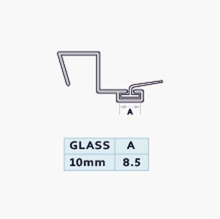 013A4 profile drawing with dimensions