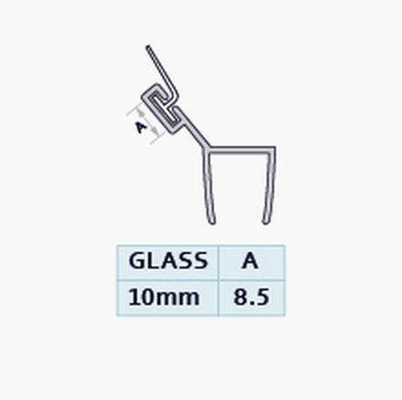 013A5 profile drawing with dimensions
