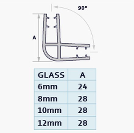 026 profile drawing with dimensions