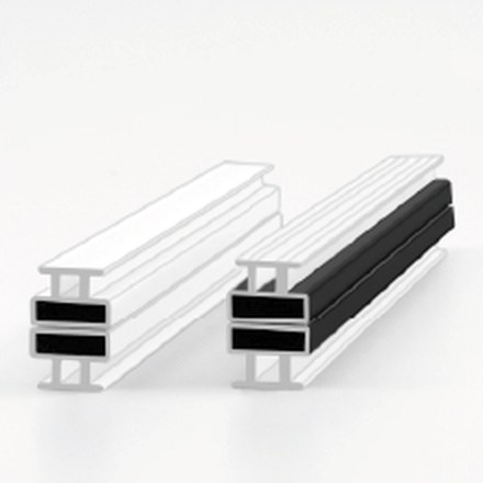 A-Magnet01 magnetic shower door seal, product photo