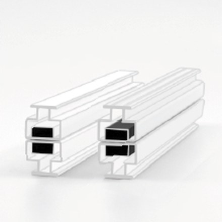 A-Magnet02 magnetic shower door seal, product photo