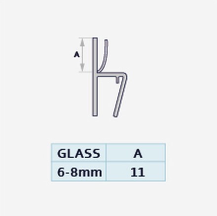 Dual 003B profile drawing with dimensions