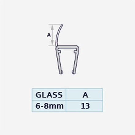 Dual 003i profile drawing with dimensions
