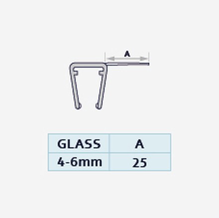 Dual 004 profile drawing with dimensions