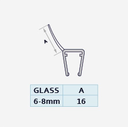 Dual 005iL profile drawing with dimensions