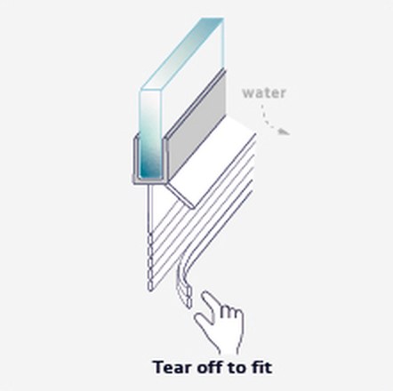 Dual 009A2-TF fitting diagram: where the seal sits on the glass