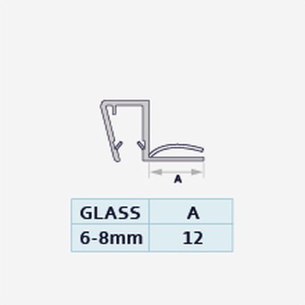 Dual 011A profile drawing with dimensions