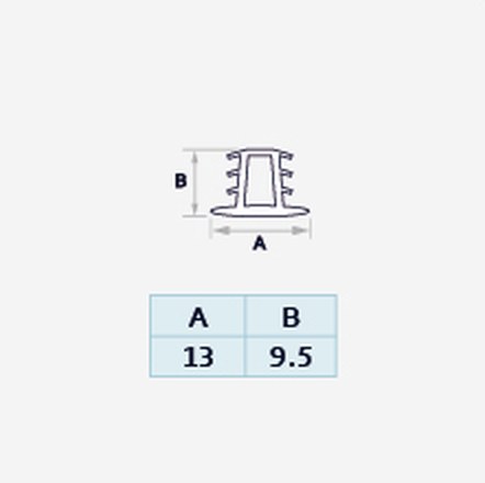 E021 profile drawing with dimensions