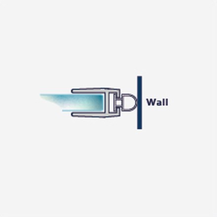 E032 fitting diagram: where the seal sits on the glass