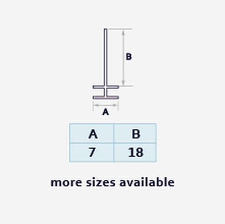 F027 profile drawing with dimensions