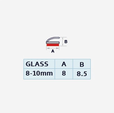 F196 profile drawing with dimensions