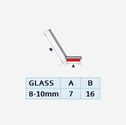 F222A profile drawing with dimensions