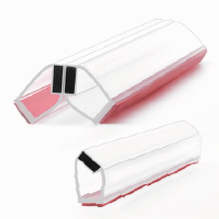 F224 self-adhesive shower seal, product photo